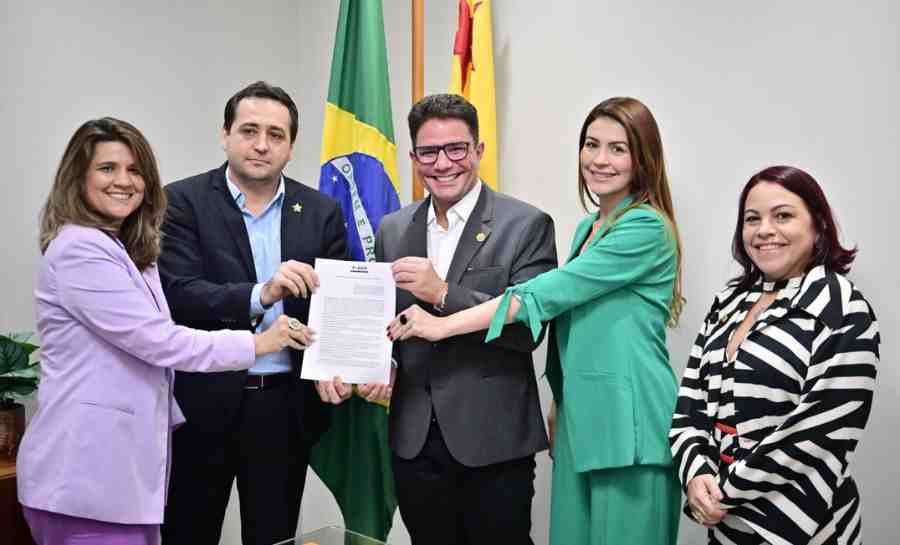 Governador Gladson Cameli recebe visita institucional de representantes do TCU e MPT para alinhamento estratégico na gestão